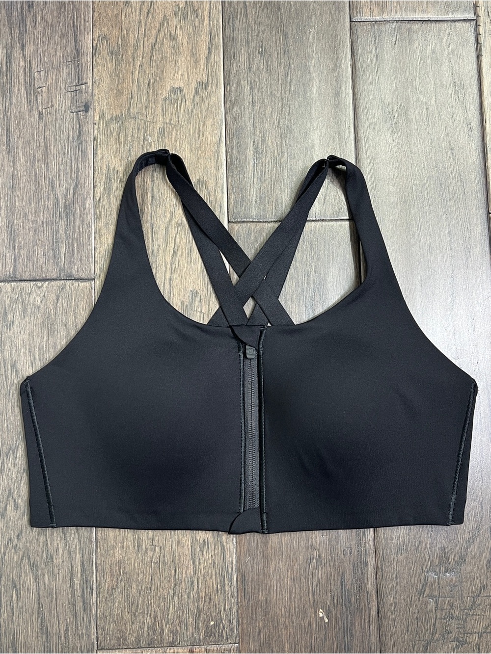 NEW Lululemon Energy Zip-Front Bra *High-Support, B–G Cups Black